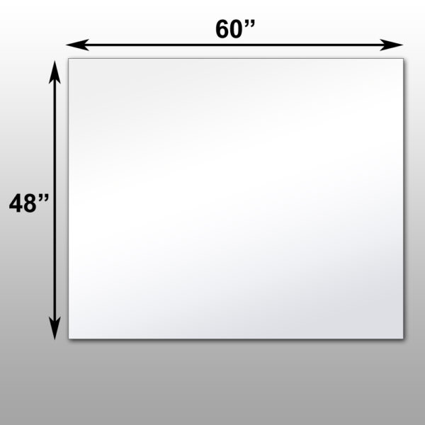 Mirrorlite® PFS Optical Grade Glassless Mirror 48" x 60" x 1 7/16"