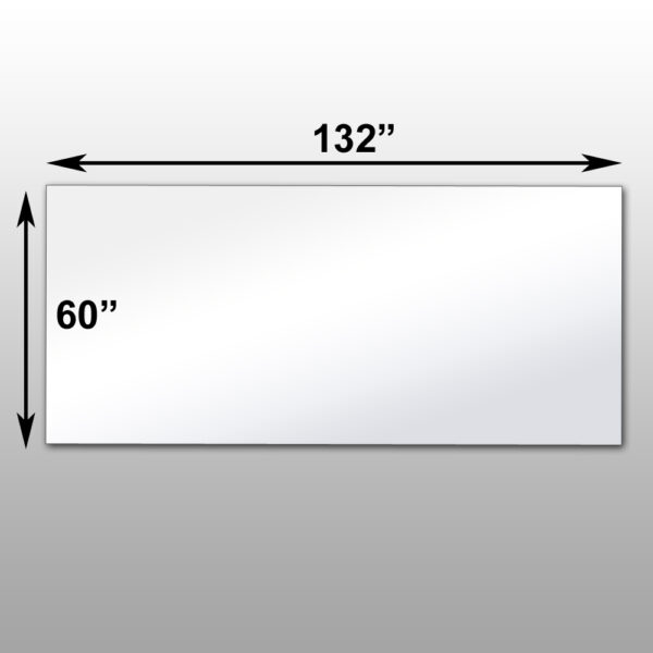 Mirrorlite® PFS Optical Grade Glassless Mirror 60" x 132" x 2.5"