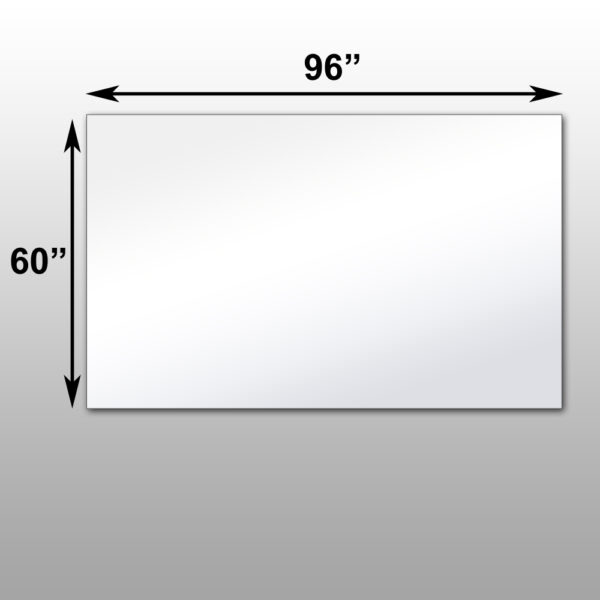 Mirrorlite® PFS Optical Grade Glassless Mirror 60" x 96" x 2.5"