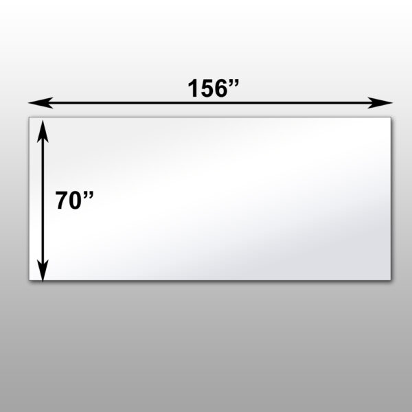 Mirrorlite® PFS Optical Grade Glassless Mirror 70" x 156" x 2.5"
