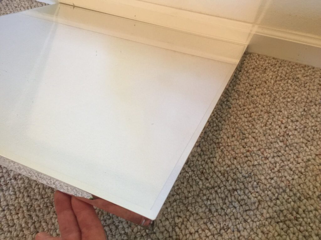 Beveled Glassless Mirror