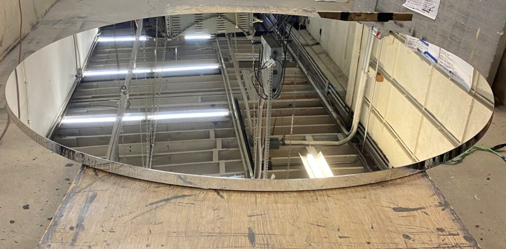 6 Foot Round - Custom Glassless Mirror