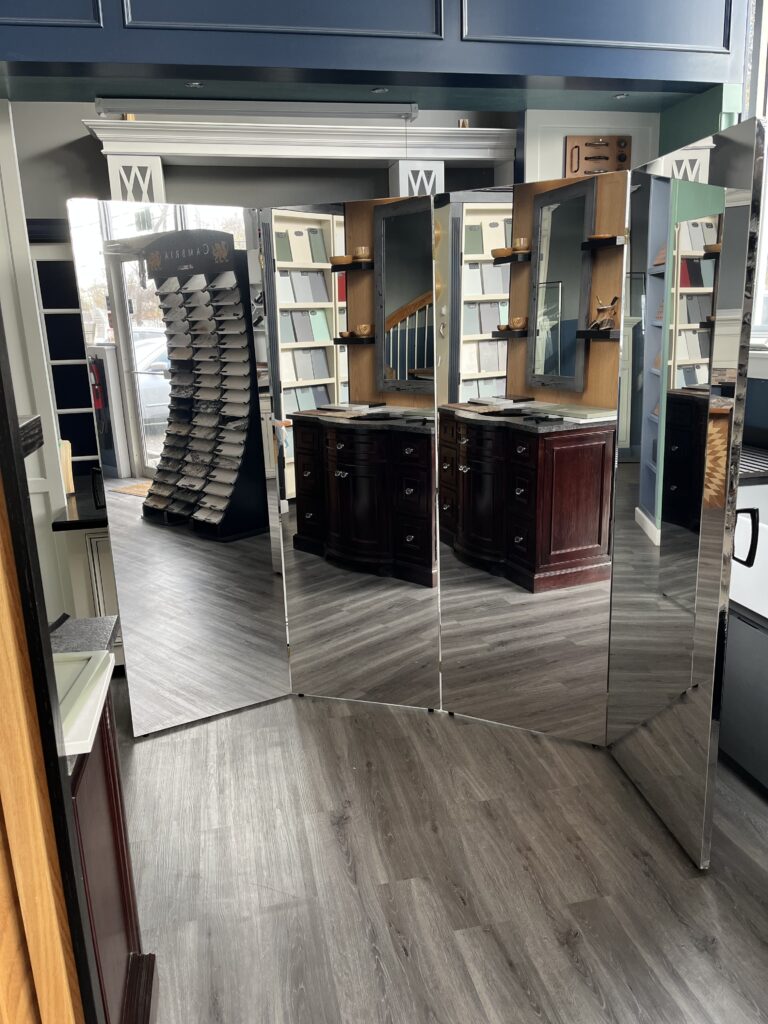 Quad Folding Glassless Mirror