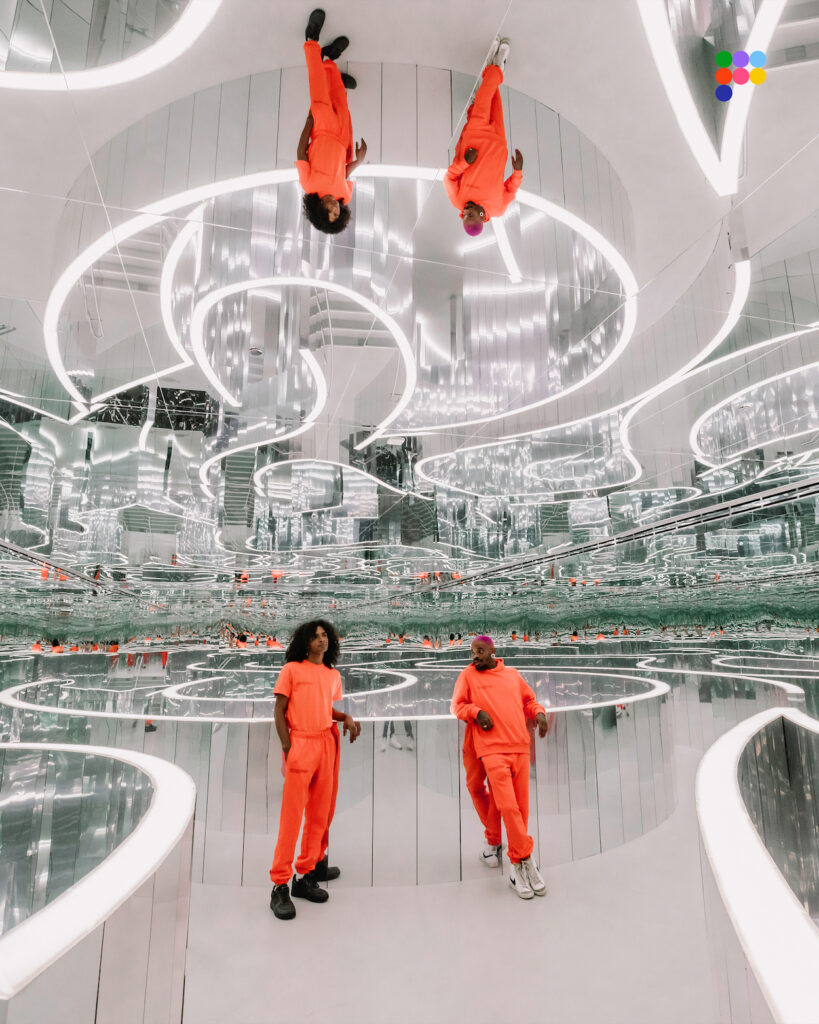 Room 2022 by Es Devlin Glassless Ceiling Mirrors2