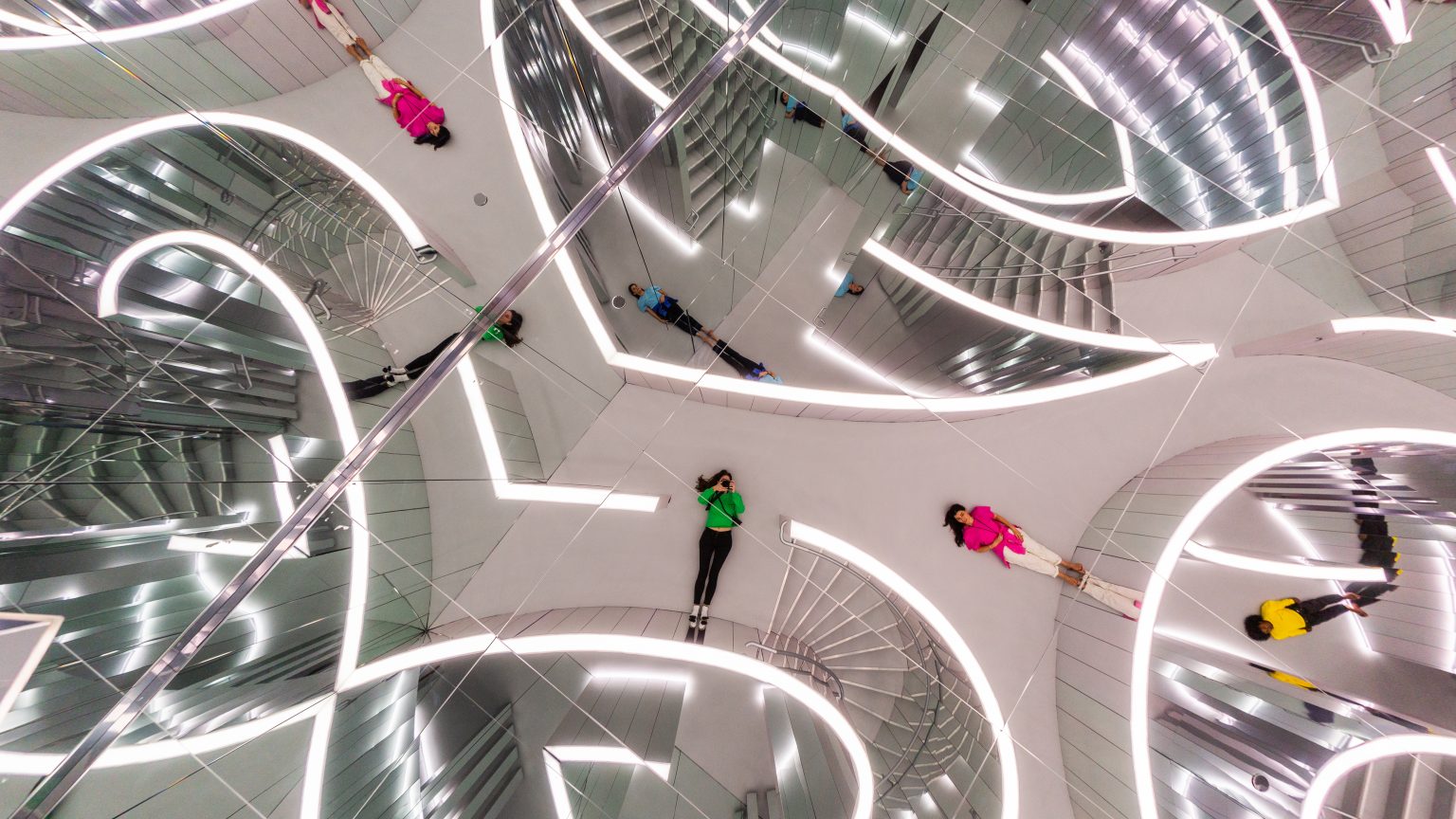 Superblue Miami Ceiling Es Devlin MEGA Glassless Mirrors