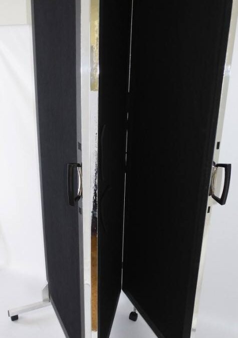 Folding Freestanding Glassless Mirror