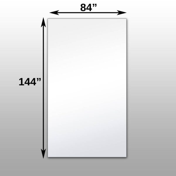 84 x 144 Large-format glassless mirror designed for seamless reflective installations