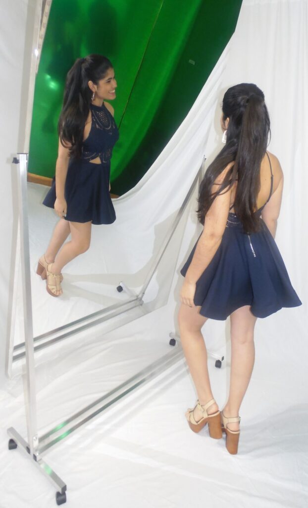 Glassless Mirror On Tilting Stands