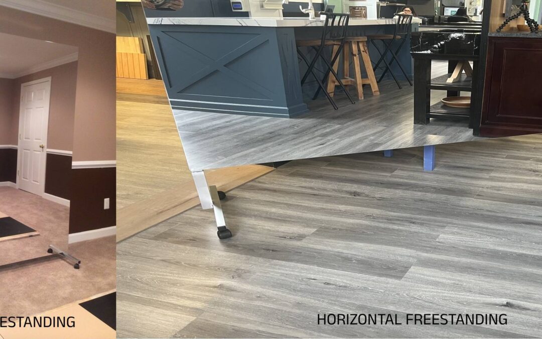 Vertical vs Horizontal Freestanding Rolling Glassless Mirror