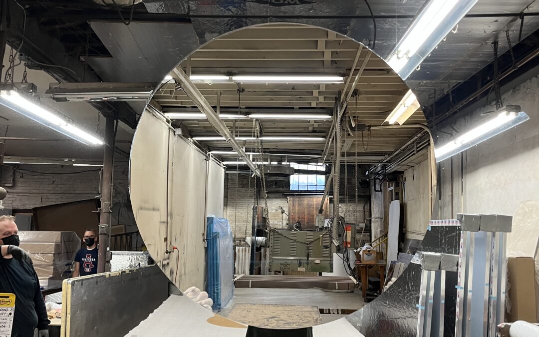 Introducing: Stylish & Safe Glassless Round Mirror – A Must-Have for Modern Homes!