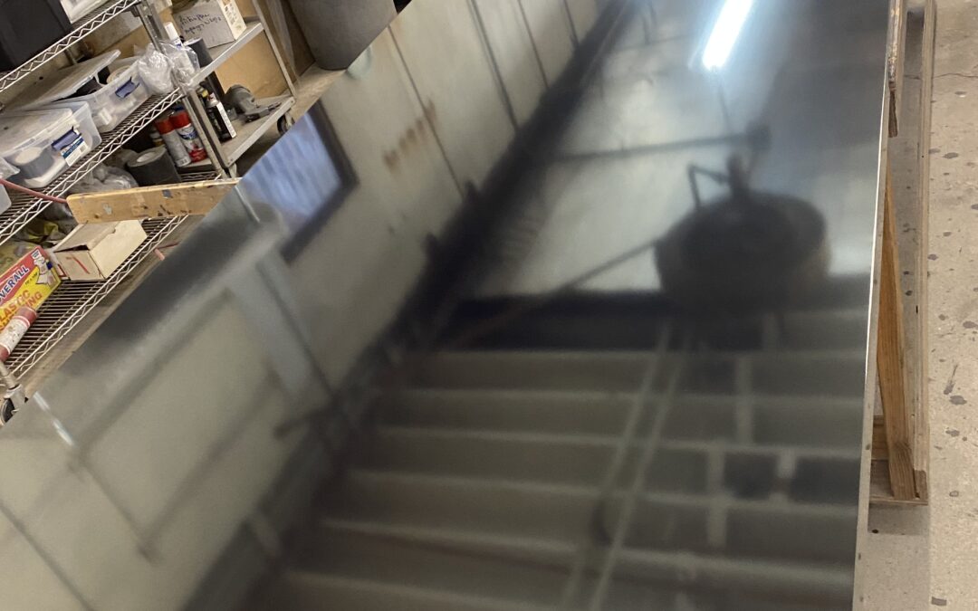 Gunmetal Grey Glassless Mirror