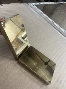 antique mirror bronze glassless mirrors