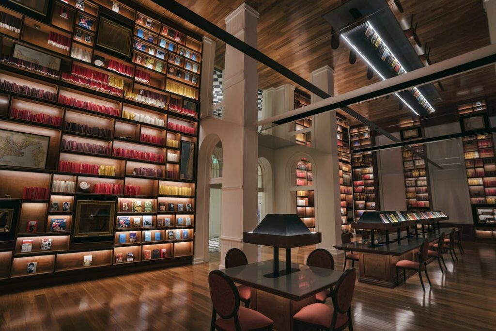 Planet Word Museum Ceiling Library Glassless Mirror