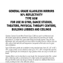 Glassless Mirror General Grade(GGM) Reflectivity.