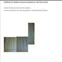 Mirrorlite Mirror Ceiling Hanging Kit Instructions