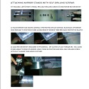 Attaching Glassless Mirror Stands With Self Drilling Screws